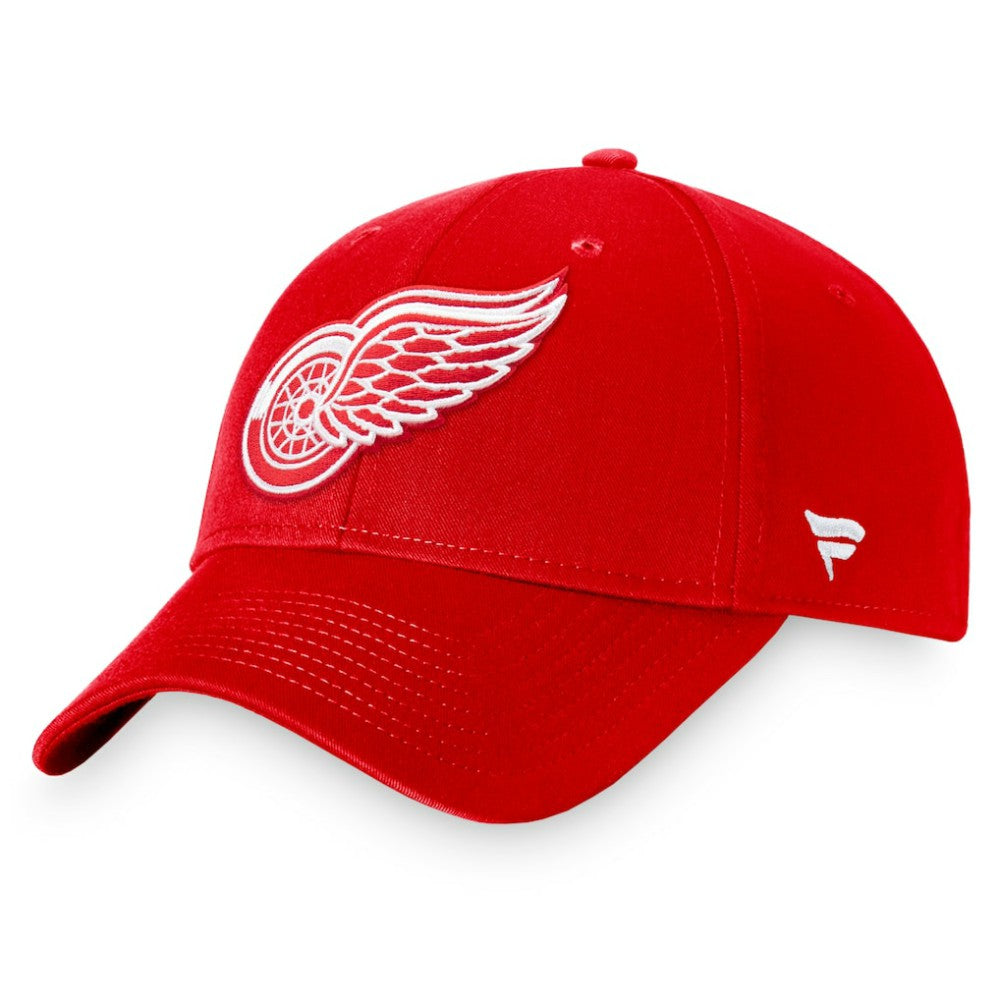 Detroit Red Wings Fanatics Core Adjustable Hat - Red Hats