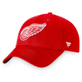 Detroit Red Wings Fanatics Core Adjustable Hat - Red Hats
