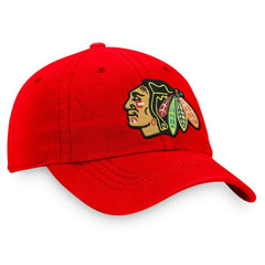 Chicago Blackhawks Fanatics Women's Core Primary Logo Adjustable Hat - Red Hats