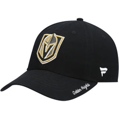 Vegas Golden Knights Fanatics Women's Core Primary Logo Adjustable Hat - Black Hats