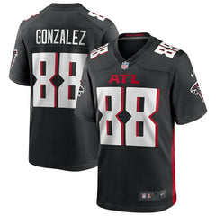 Tony Gonzalez Atlanta Falcons Game Retired Player Jersey - Black cheap