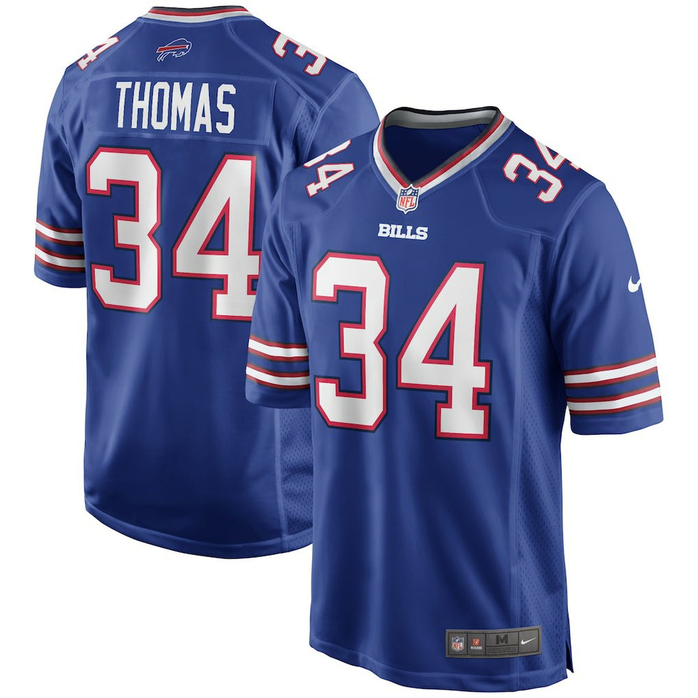 Thurman Thomas Buffalo Bills Game Retired Player Jersey - Royal on sale