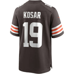 Bernie Kosar Cleveland Browns Game Retired Player Jersey - Brown outlet