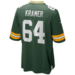 Jerry Kramer Green Bay Packers Game Retired Player Jersey - Green discount