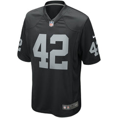 Ronnie Lott Las Vegas Raiders Game Retired Player Jersey - Black cheap