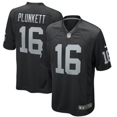 Jim Plunkett Las Vegas Raiders Game Retired Player Jersey - Black discount