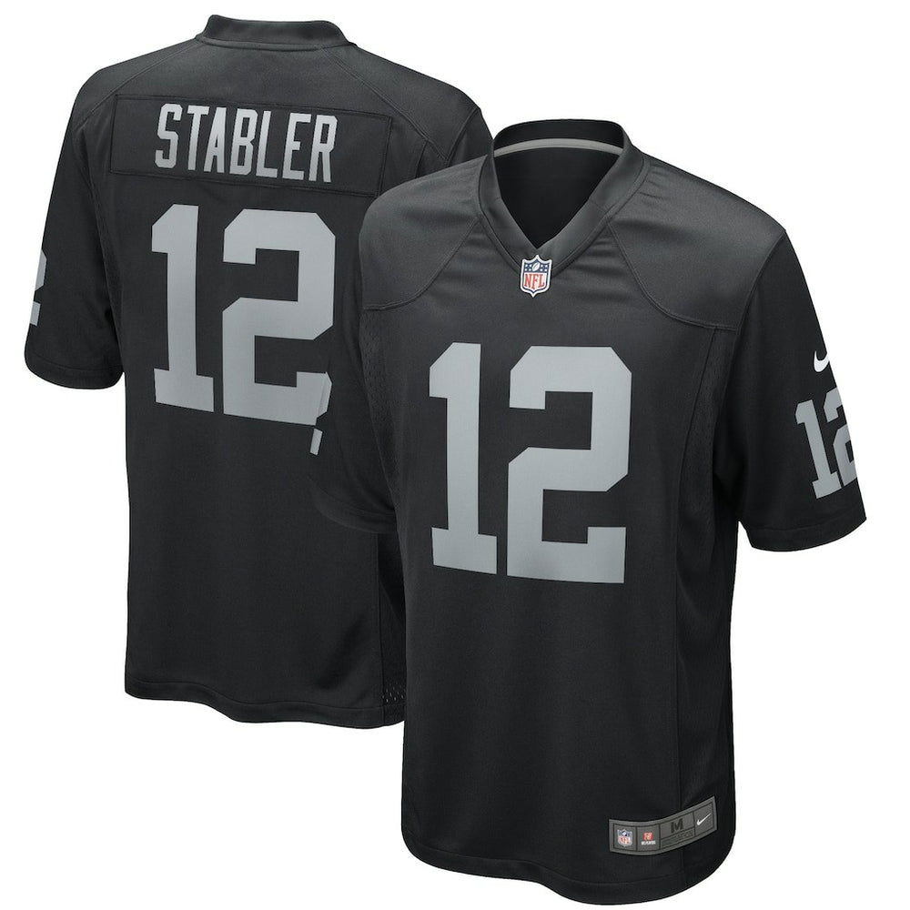 Ken Stabler Las Vegas Raiders Game Retired Player Jersey - Black sale