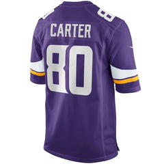 Cris Carter Minnesota Vikings Game Retired Player Jersey - Purple online