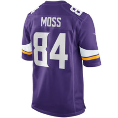 Randy Moss Minnesota Vikings Game Retired Player Jersey - Purple online