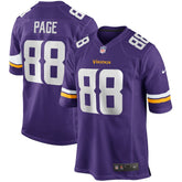 Alan Page Minnesota Vikings Game Retired Player Jersey - Purple discount