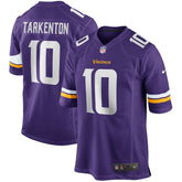 Fran Tarkenton Minnesota Vikings Game Retired Player Jersey - Purple for sale
