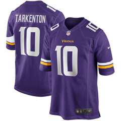 Fran Tarkenton Minnesota Vikings Game Retired Player Jersey - Purple for sale