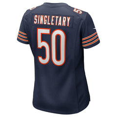 Mike Singletary Chicago Bears Women's Game Retired Player Jersey - Navy for sale