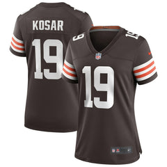 Bernie Kosar Cleveland Browns Women's Game Retired Player Jersey - Brown online