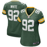 Reggie White Green Bay Packers Women's Game Retired Player Jersey - Green for sale