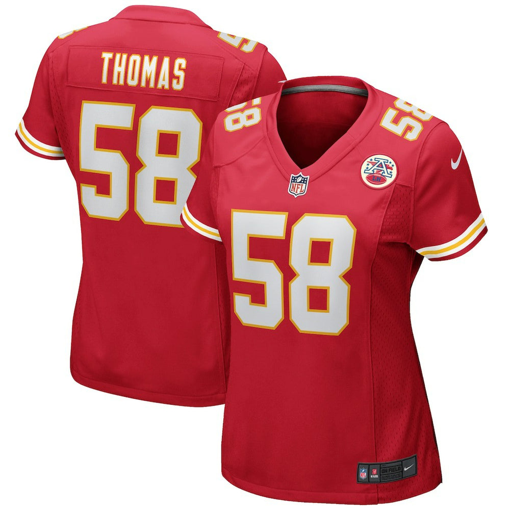 Derrick Thomas Kansas City Chiefs Women's Game Retired Player Jersey - Red on sale
