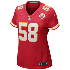 Derrick Thomas Kansas City Chiefs Women's Game Retired Player Jersey - Red on sale