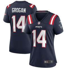 Steve Grogan New England Patriots Women's Game Retired Player Jersey - Navy outlet