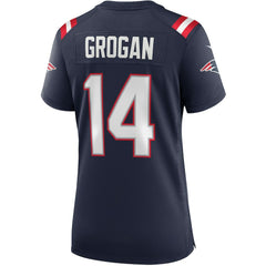Steve Grogan New England Patriots Women's Game Retired Player Jersey - Navy outlet