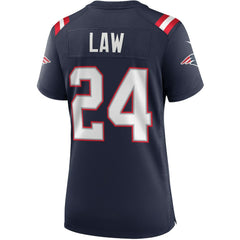 Ty Law New England Patriots Women's Game Retired Player Jersey - Navy online