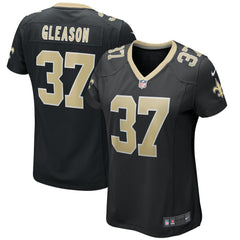 Steve Gleason New Orleans Saints Women's Game Retired Player Jersey - Black cheap