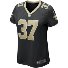 Steve Gleason New Orleans Saints Women's Game Retired Player Jersey - Black cheap