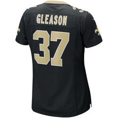 Steve Gleason New Orleans Saints Women's Game Retired Player Jersey - Black cheap