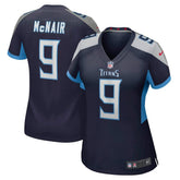 Steve McNair Tennessee Titans Women's Game Retired Player Jersey - Navy for sale