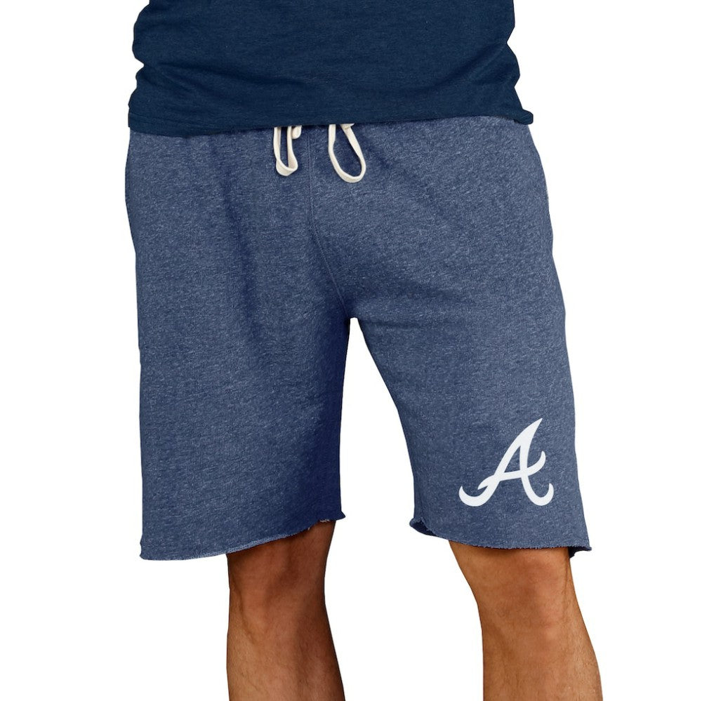 Atlanta Braves Concepts Sport Mainstream Terry Shorts Navy