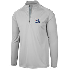 Chicago White Sox Levelwear Orion Historic Logo Raglan Quarter-Zip Jacket Gray
