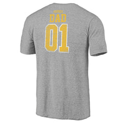 San Diego Padres Father's Day Greatest Dad Tri-Blend T-Shirt Gray