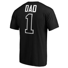 Pittsburgh Pirates Father's Day #1 Dad T-Shirt Black