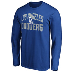 Los Angeles Dodgers Father's Day #1 Dad Long Sleeve T-Shirt Royal
