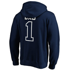 Houston Astros Father's Day #1 Dad Pullover Hoodie Navy