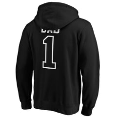 Miami Marlins Father's Day #1 Dad Pullover Hoodie Black