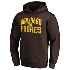 San Diego Padres Father's Day #1 Dad Pullover Hoodie Brown