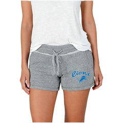 Detroit Lions Concepts Sport Women's Mainstream Terry Shorts - Gray sale