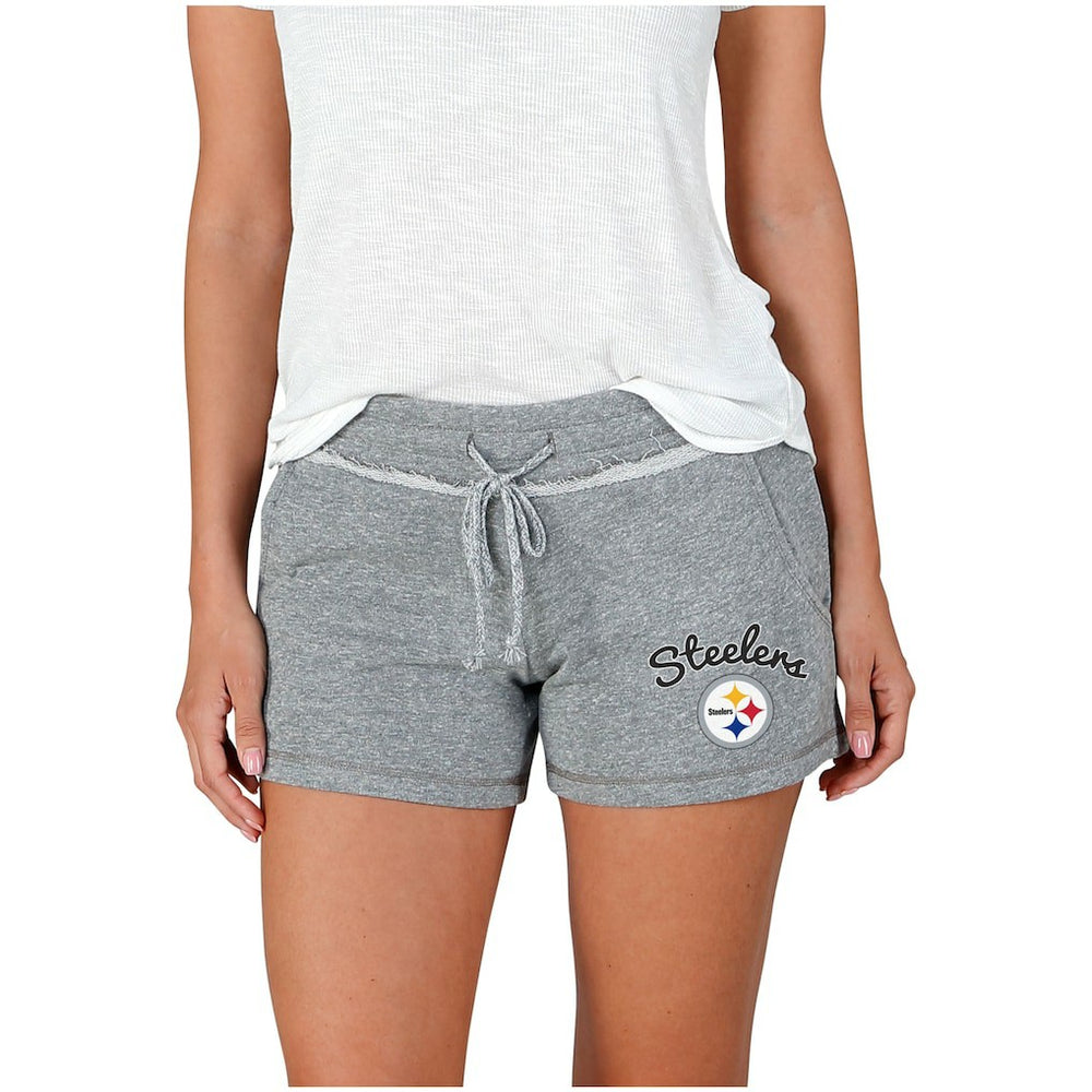 Pittsburgh Steelers Concepts Sport Women's Mainstream Terry Shorts - Gray outlet