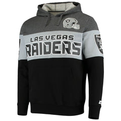 Las Vegas Raiders Starter Extreme Fireballer Pullover Hoodie - Heathered Gray/Silver online