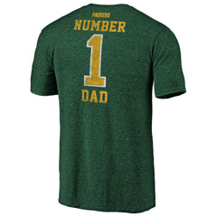 Green Bay Packers #1 Dad Team Logo T-Shirt - Green cheap