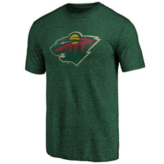 Minnesota Wild Greatest Dad Tri-Blend T-Shirt - Green T-shirts