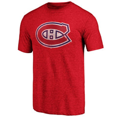 Montreal Canadiens Greatest Dad Tri-Blend T-Shirt - Red T-shirts