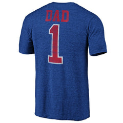 New York Rangers Greatest Dad Tri-Blend T-Shirt - Blue T-shirts