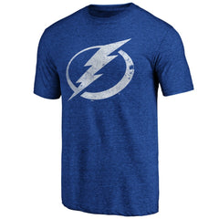 Tampa Bay Lightning Greatest Dad Tri-Blend T-Shirt - Blue T-shirts