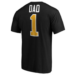 Boston Bruins #1 Dad Logo T-Shirt - Black T-shirts