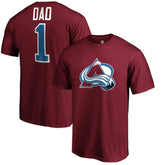 Colorado Avalanche #1 Dad T-Shirt - Burgundy T-shirts