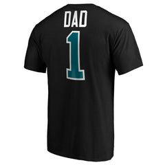 San Jose Sharks #1 Dad T-Shirt - Black T-shirts