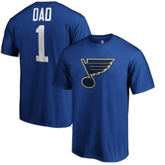St. Louis Blues #1 Dad T-Shirt - Blue T-shirts