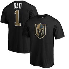 Vegas Golden Knights #1 Dad T-Shirt - Black T-shirts