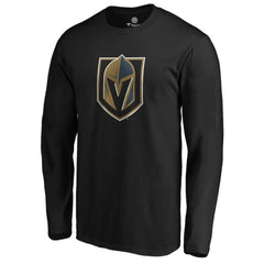 Vegas Golden Knights #1 Dad Long Sleeve T-Shirt - Black T-shirts